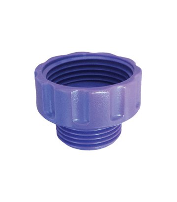 20/25mm Left Hand Tap Adaptor - Purple Reclaimed Water