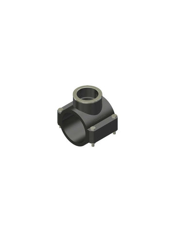 Poly Comp Saddle 2B S/S W/Ring Flat Seal 50mm x 1"