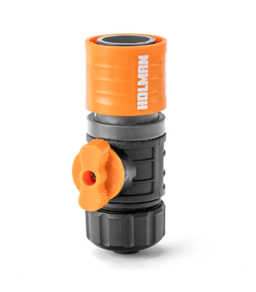 Hose Connector with Flow Control 12mm Grip ‘n’ Lock®
