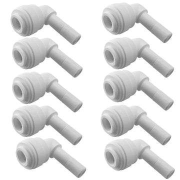 Elbow connector, 3/8 tube