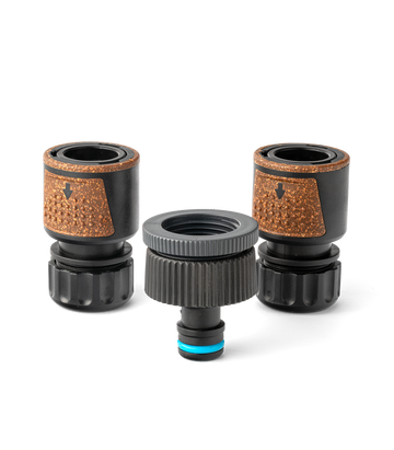 BioGrip™ Hose Connector (3pce Set) 12mm – 20/25mm BSP (¾?/1?