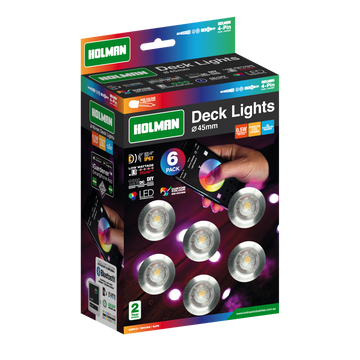 Deck Light 45mm x 0.5W - RGB ( pack 6 )
