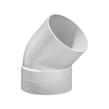 DWV Bend M&F Plain 300mm 45Deg (F)