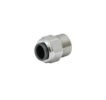 Brass Straight Adaptor, 12mm tube x 1/2" BSP