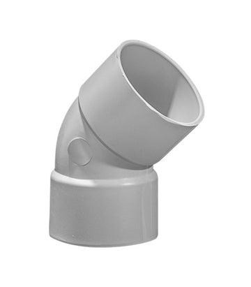 DWV Bend F&F Plain 300mm 45Deg