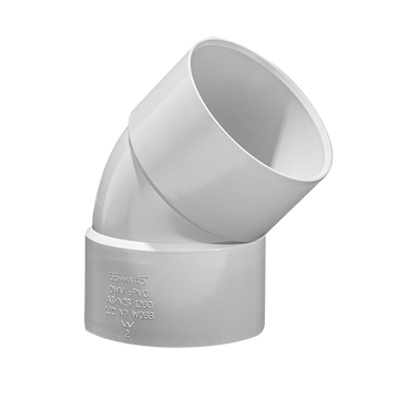 DWV Bend F&F Plain 150mm 15Deg