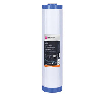 Granular Carbon Large Dia 4.5" Cartridge, 20", 20um