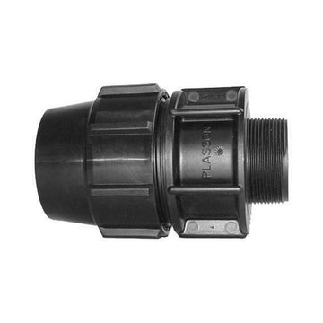 Poly Compression Male Adaptor 20mm x 1/2"