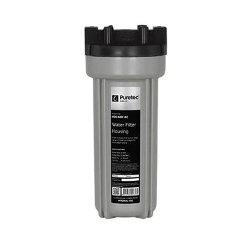 Standard Dia 10" Filter Housing, 3/4" conn, Button Relief