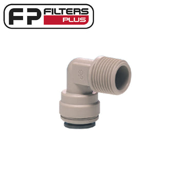 Elbow adaptor, 3/8 T x 3/8 M
