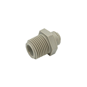 Straight Adaptor, 1/4 Tube x 1/2 Male