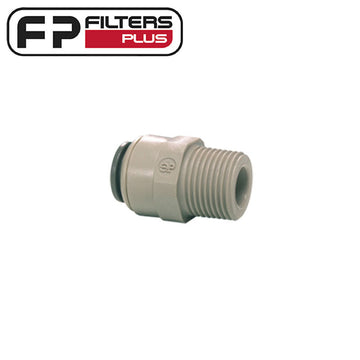 Straight adaptor, 1/2in Tube x 1/2 Male