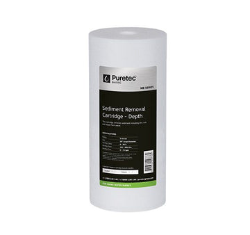 Melt Blown Large Diameter 4.5" Cartridge, 10", 50um