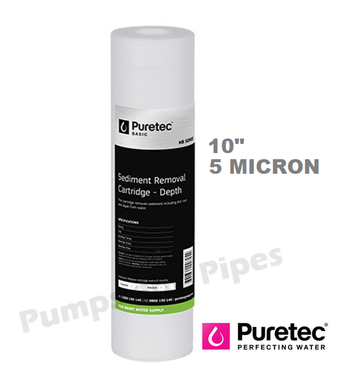Melt Blown Standard Dia 2.5" Cartridge, 10", 5um