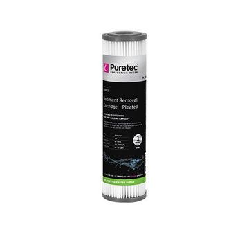 Pleated Cartridge Standard dia 2.5", 20 inch, 0.35um