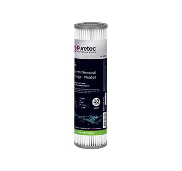 Pleated Cartridge Standard dia 2.5", 10 inch, 10um