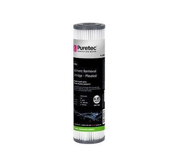 Pleated Cartridge Standard dia 2.5", 10 inch, 0.35um