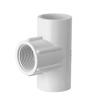 PVC Pressure Faucet Tee 40mm x 3/4"