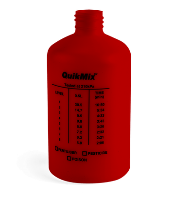 450ml Quikmix Red Replacement Bottle
