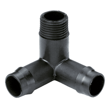 45005 - Elbow Corner 19mmx1/2* m-thread