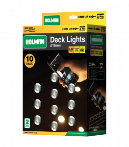 Deck Light Kit 18mm WW 10 pkt.