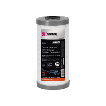 Extruded Carbon Standard Dia 2.5" Cartridge, 20" 0.5um Cyst redn