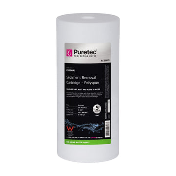 Polyspun Standard dia 2.5" Cartridge, 10 inch, 50um