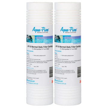 Ribbed Standard Dia 2.5" Cartridge, 10 inch, 5um Twinpack