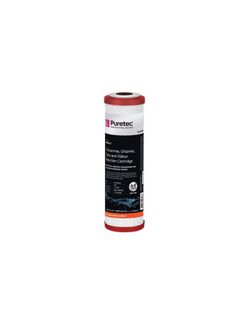 Carbon Block Cartridge, 10 inch, 0.5um , Chloramine Reduction