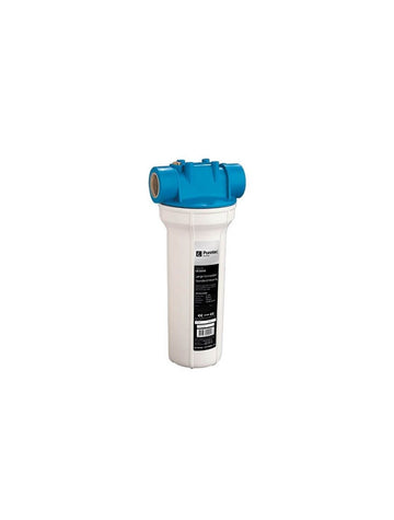 Large Connection Filter Housing, 10 inch, white, 1 conn